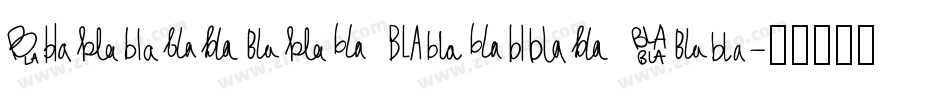 Kuenstler Script Bla字体转换